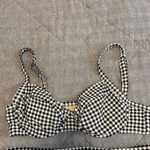 Old Navy - Gingham Adjustable Strap High-Waisted Bikini Top